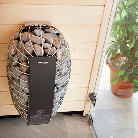 Harvia SP60 HSPE60U1MUL Spirit Series 6kW Black Sauna Heater, 240V 1PH, UL Listed