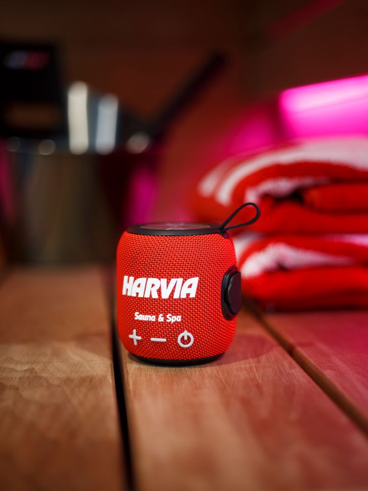 Harvia SAC80500 Waterproof Harvia Speaker | Red