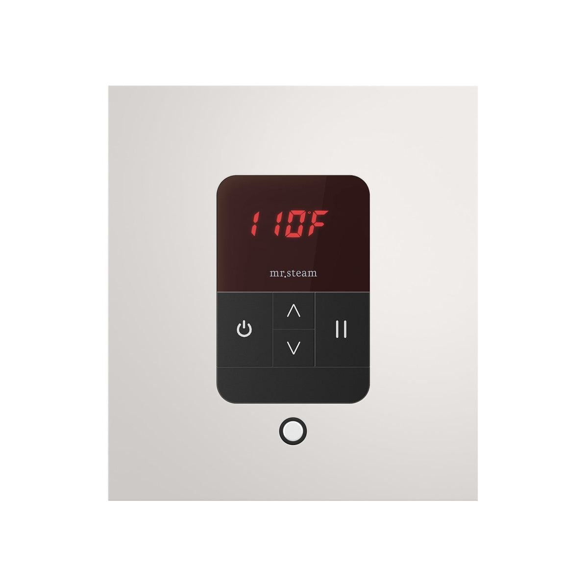 Mr. Steam iTempo Steam Shower Control and Steamhead – Round or Square, Flush-Mount, 8 Designer Finishes