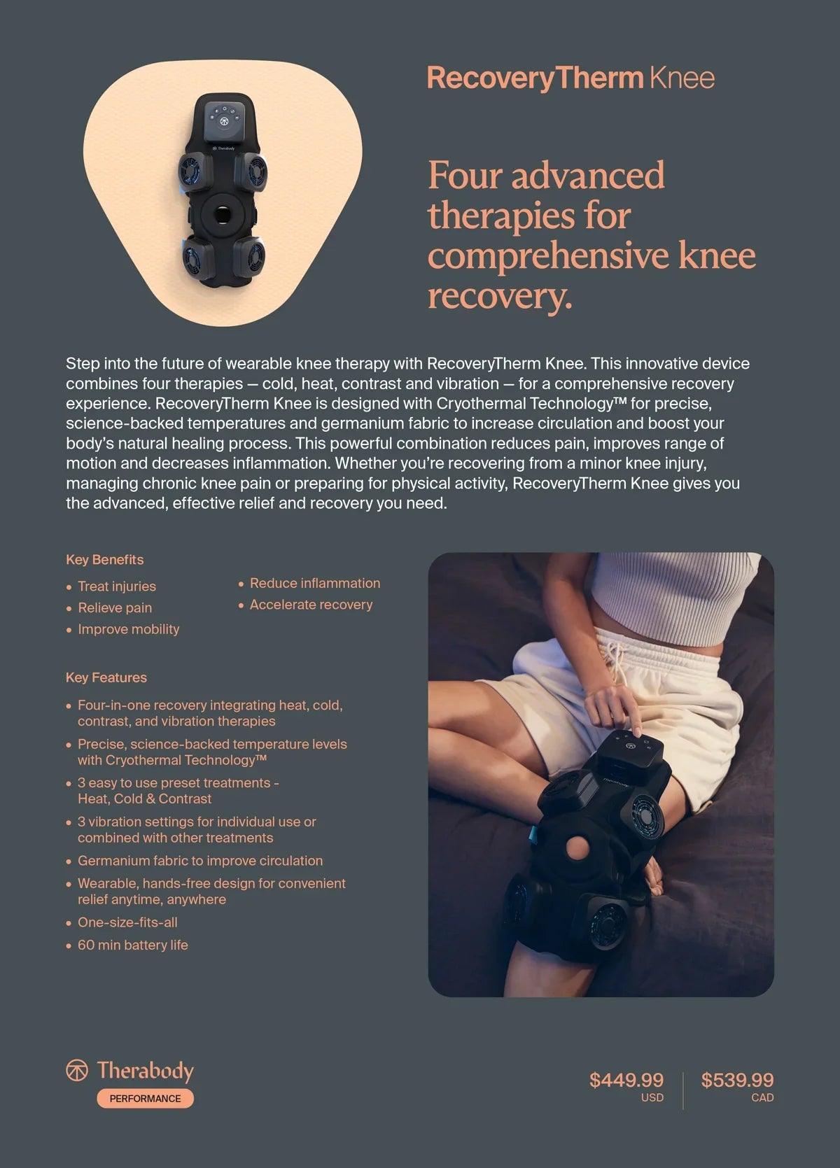 RecoveryTherm Knee - eol limited