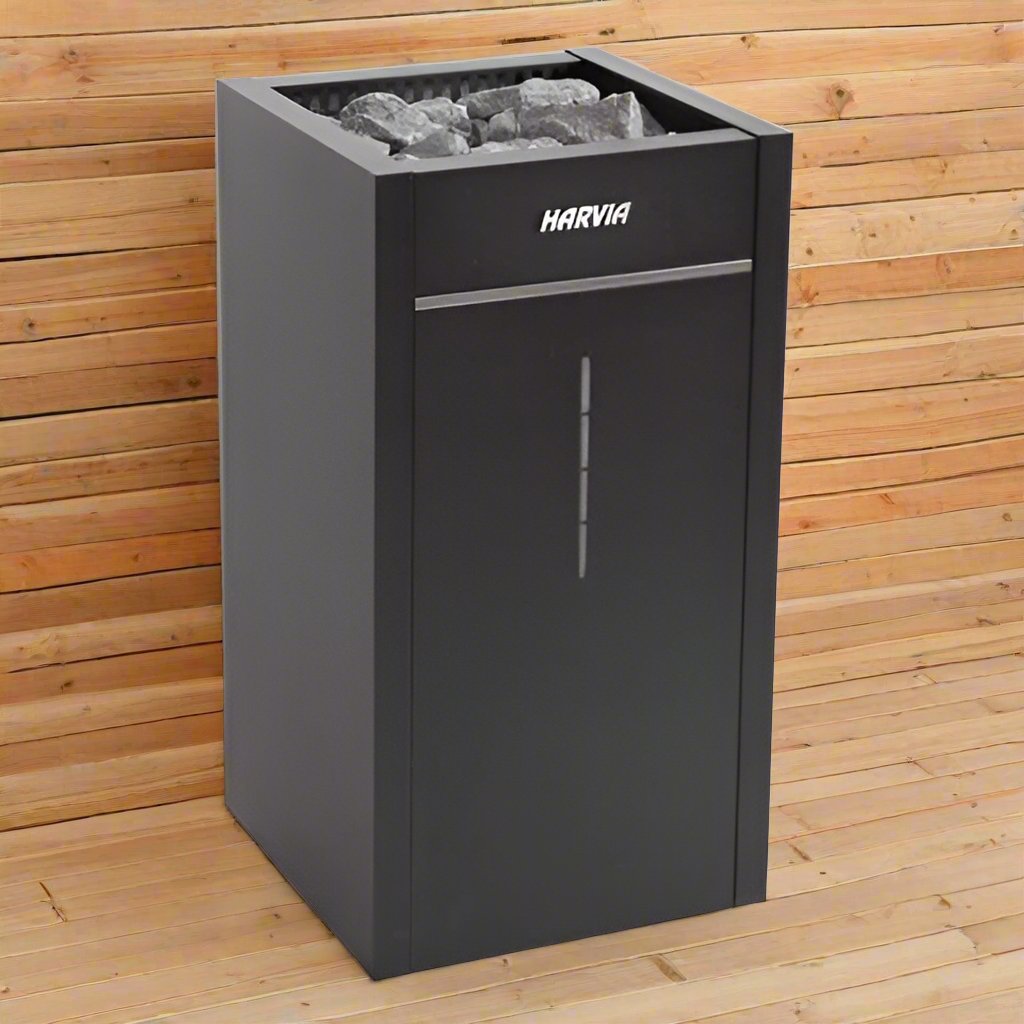 Harvia HL80SA HL8U1SAUL Virta Combi Series 8kW Black Sauna Heater, 240V 1PH, UL Listed