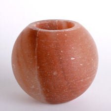 Himalayan Salt Candle Holder Apple Shape