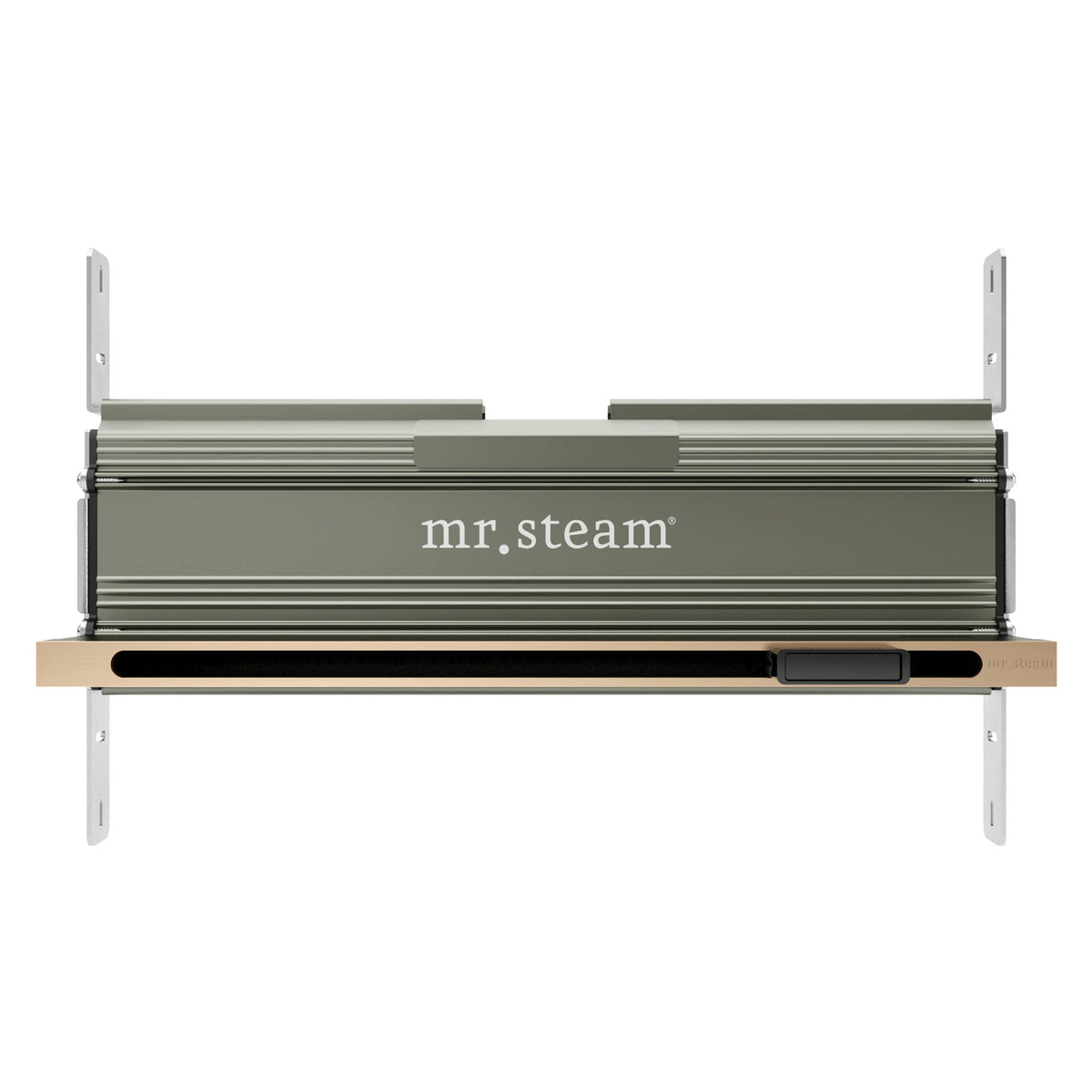 Mr. Steam Linear 16 in. Steamhead with AromaTray – Whisper-Quiet, Flush-Mount, 8 Designer Finishes (104480)