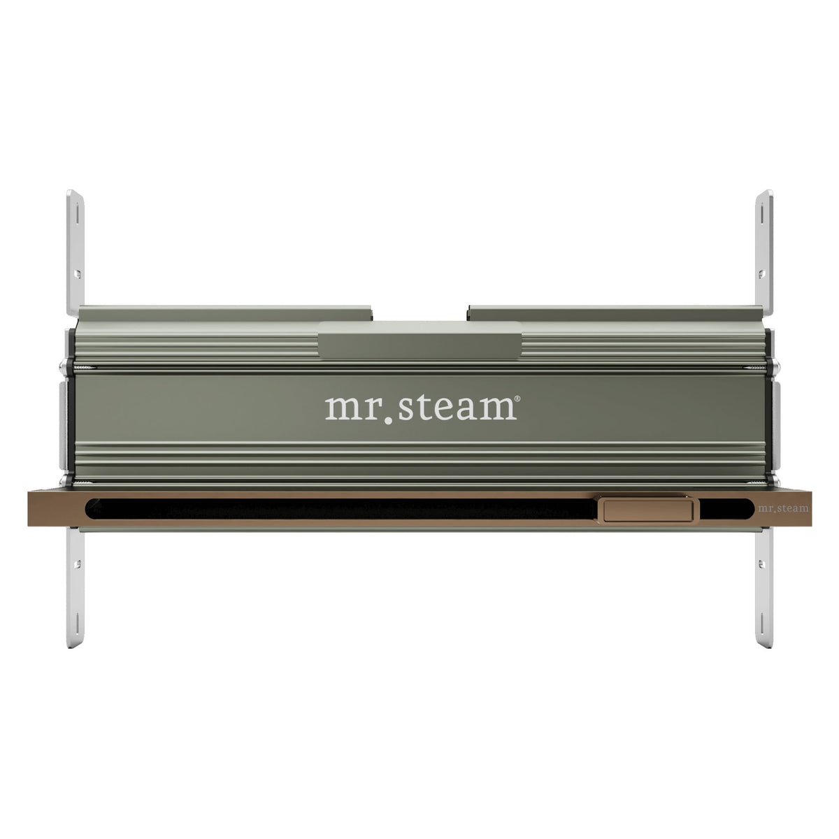 Mr. Steam Linear 16 in. Steamhead with AromaTray – Whisper-Quiet, Flush-Mount, 8 Designer Finishes (104480)
