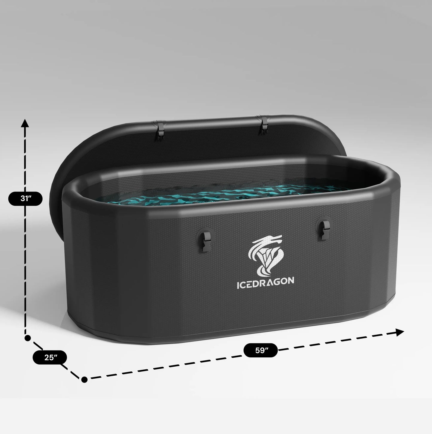 Icedragon Cold Plunge Tub Pro with 1 HP Smart Water Chiller