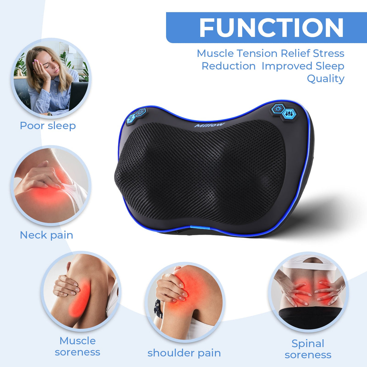 MILLOW Massage and Heat