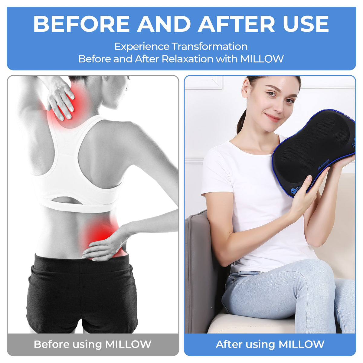 MILLOW Massage and Heat