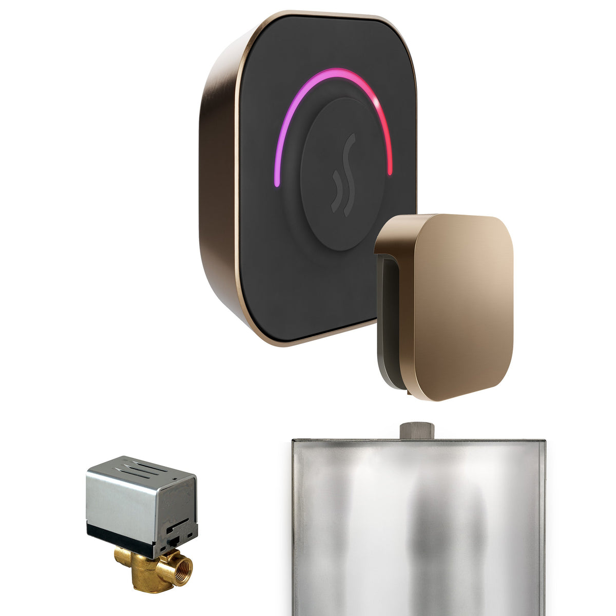 Mr. Steam ButlerTouch Steam Shower Control Package – TempoTouch Control, Aroma Steamhead, AutoFlush & Drip Pan for MS & Super Generators