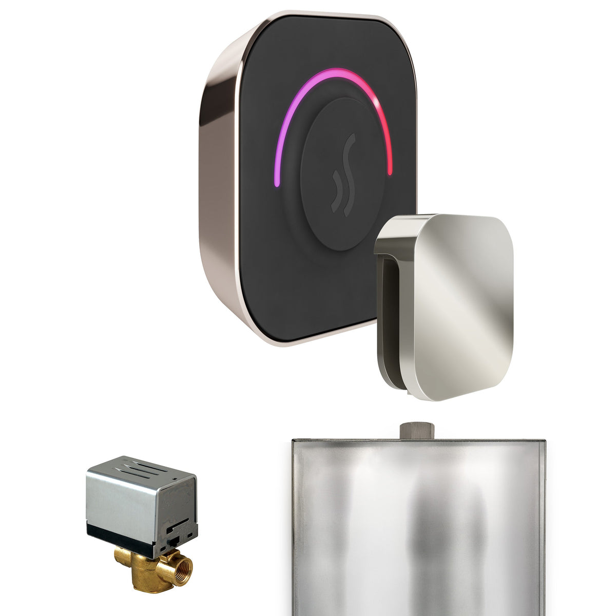 Mr. Steam ButlerTouch Steam Shower Control Package – TempoTouch Control, Aroma Steamhead, AutoFlush & Drip Pan for MS & Super Generators