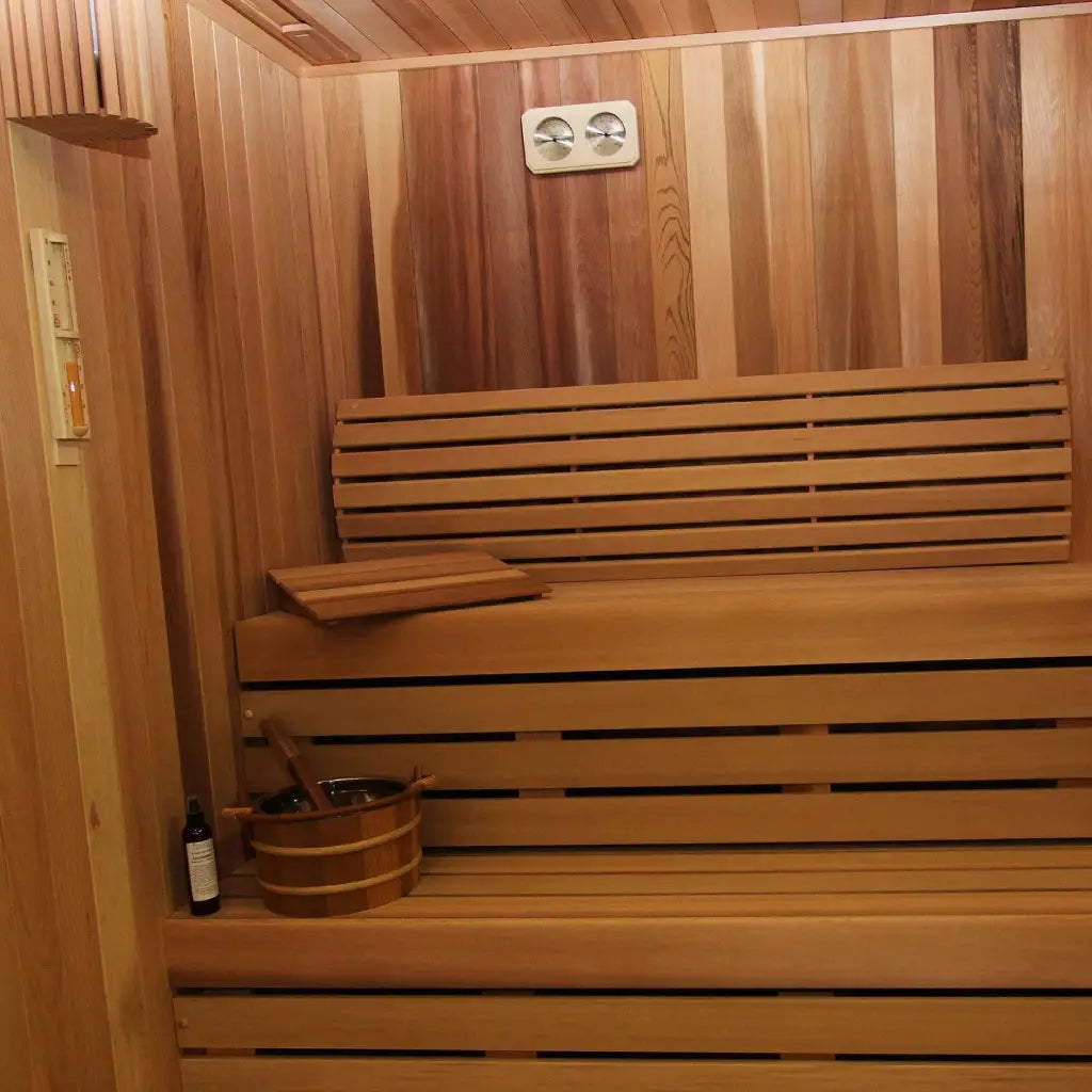 Carbon Smart Saunas - 8' x 8' x 8' - by Finnish Sauna Builders
