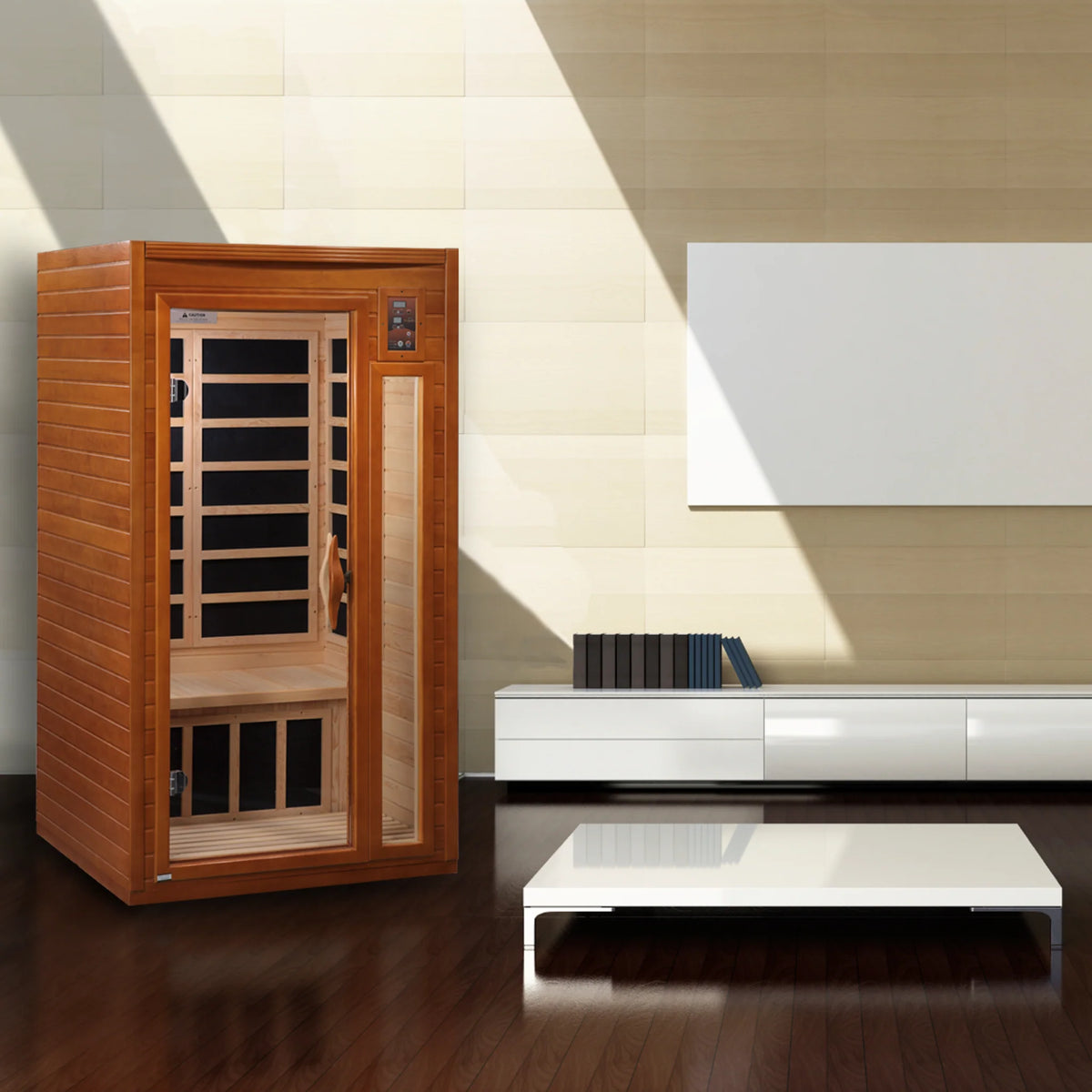 Dynamic Barcelona Elite 1–2 Person Ultra Low EMF Infrared Sauna– DYN-6106-01 Elite