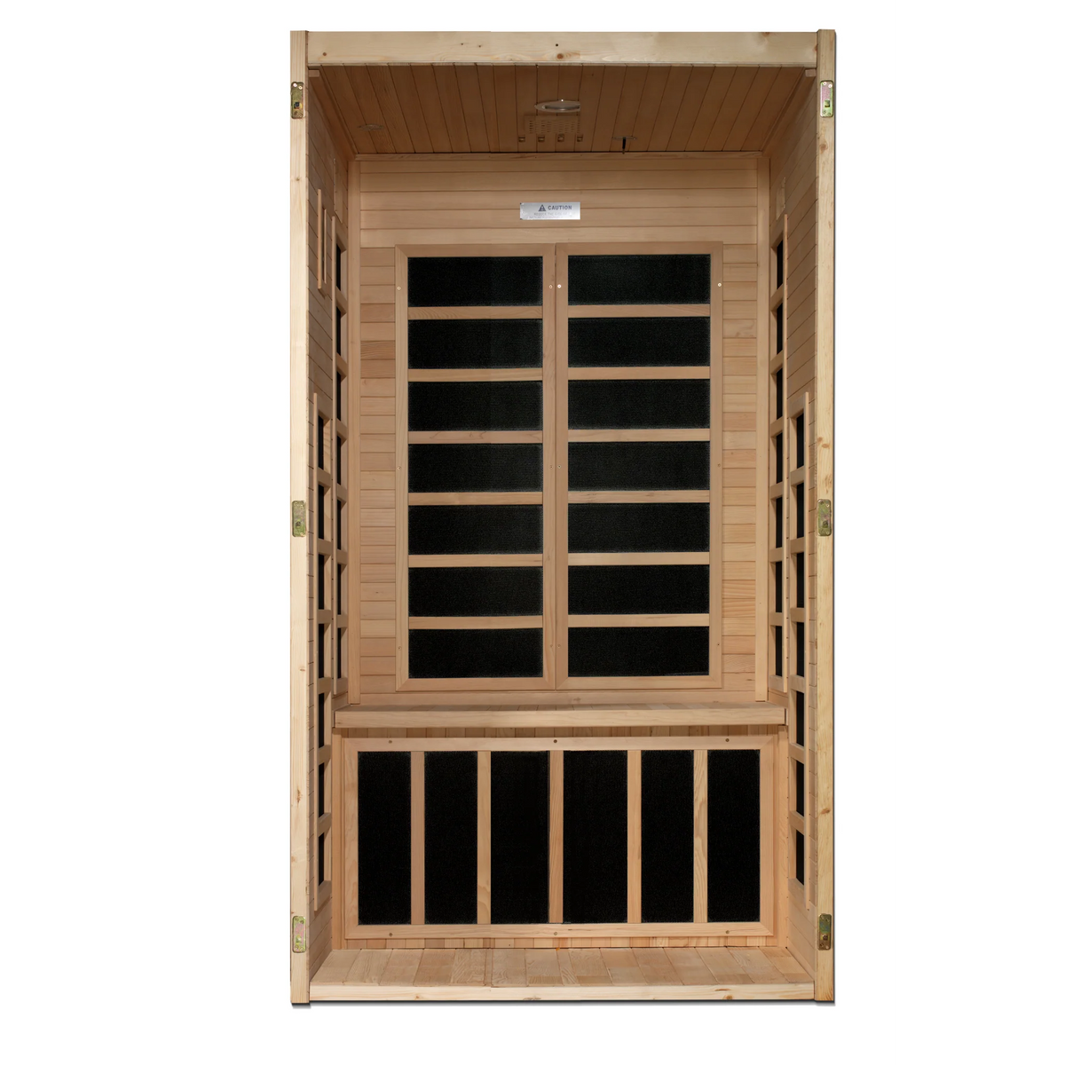 Dynamic Gracia Elite 1–2 Person Ultra Low EMF FAR Infrared Sauna, Canadian Hemlock (DYN-6119-01 Elite)