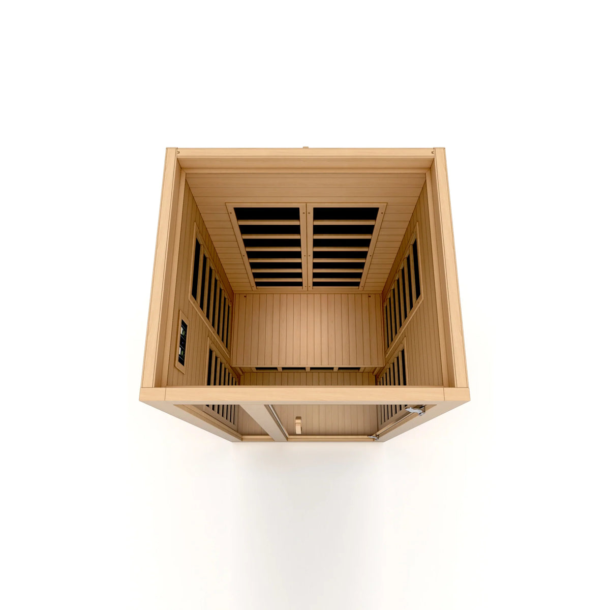 Dynamic Gracia 1–2 Person Infrared Sauna, Low EMF FAR Infrared, Canadian Hemlock, Indoor, DYN-6119-01