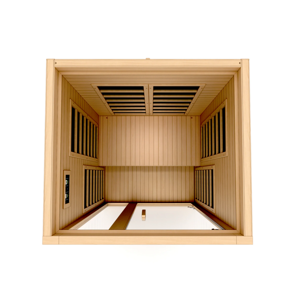Dynamic Gracia Elite 1–2 Person Ultra Low EMF FAR Infrared Sauna, Canadian Hemlock (DYN-6119-01 Elite)