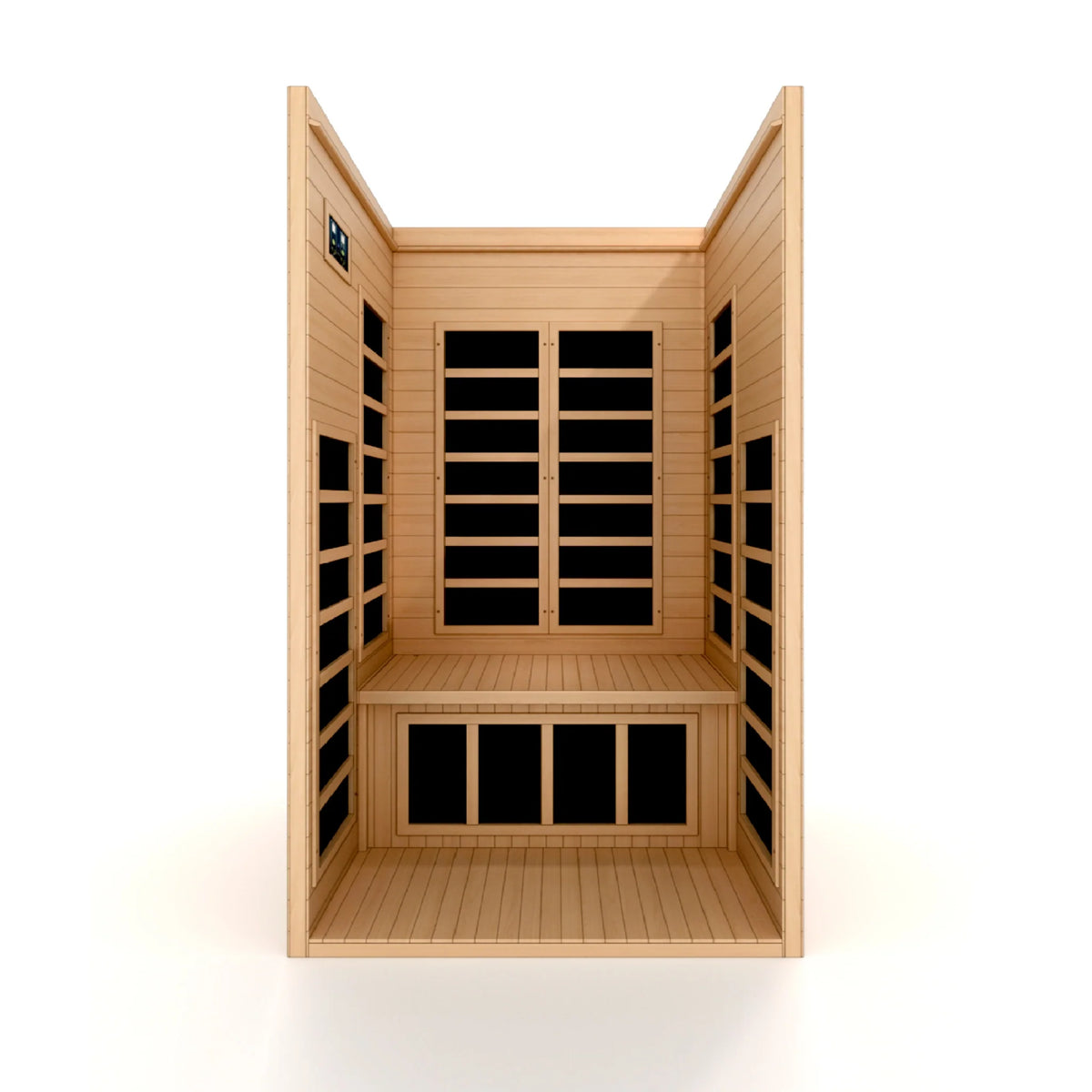 Dynamic Gracia 1–2 Person Infrared Sauna, Low EMF FAR Infrared, Canadian Hemlock, Indoor, DYN-6119-01