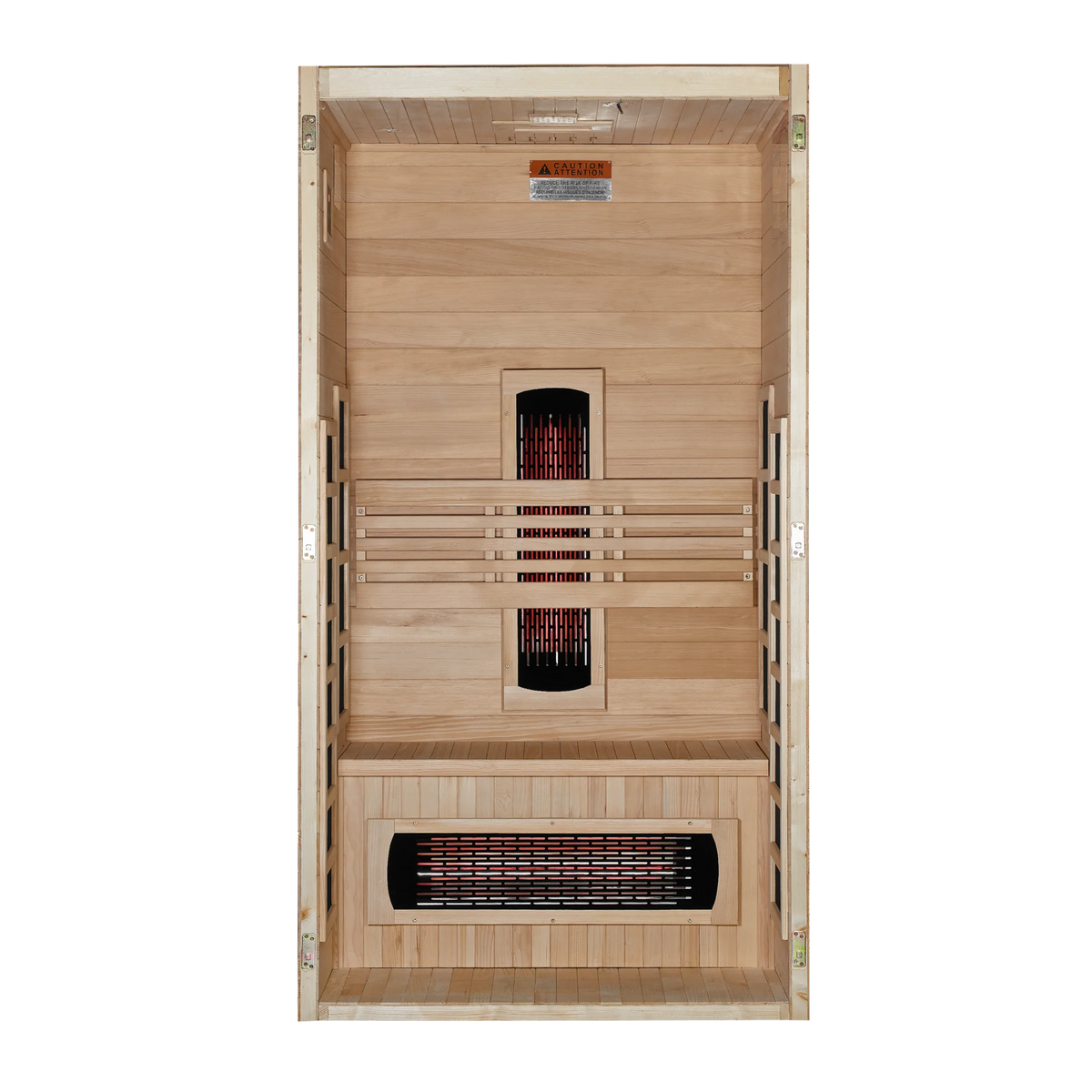 Dynamic Gracia 1-2 Person Full Spectrum Near Zero EMF FAR Infrared Sauna, Canadian Hemlock, DYN-6119-03 FS