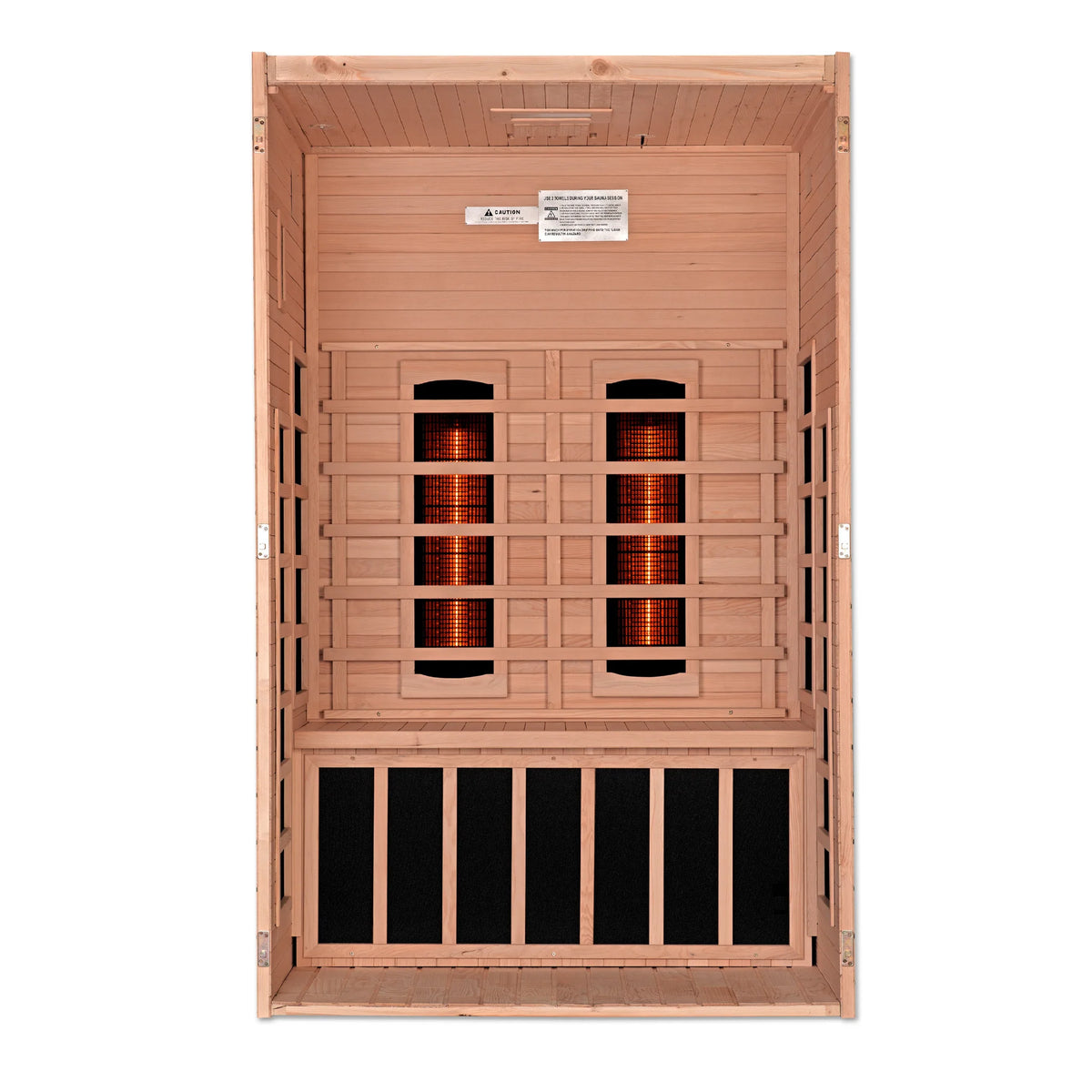 Dynamic Santiago 2 Person Full Spectrum Near Zero EMF Infrared Sauna (Under 3MG) with Near IR, Chromotherapy & Bluetooth – DYN-6209-03 FS