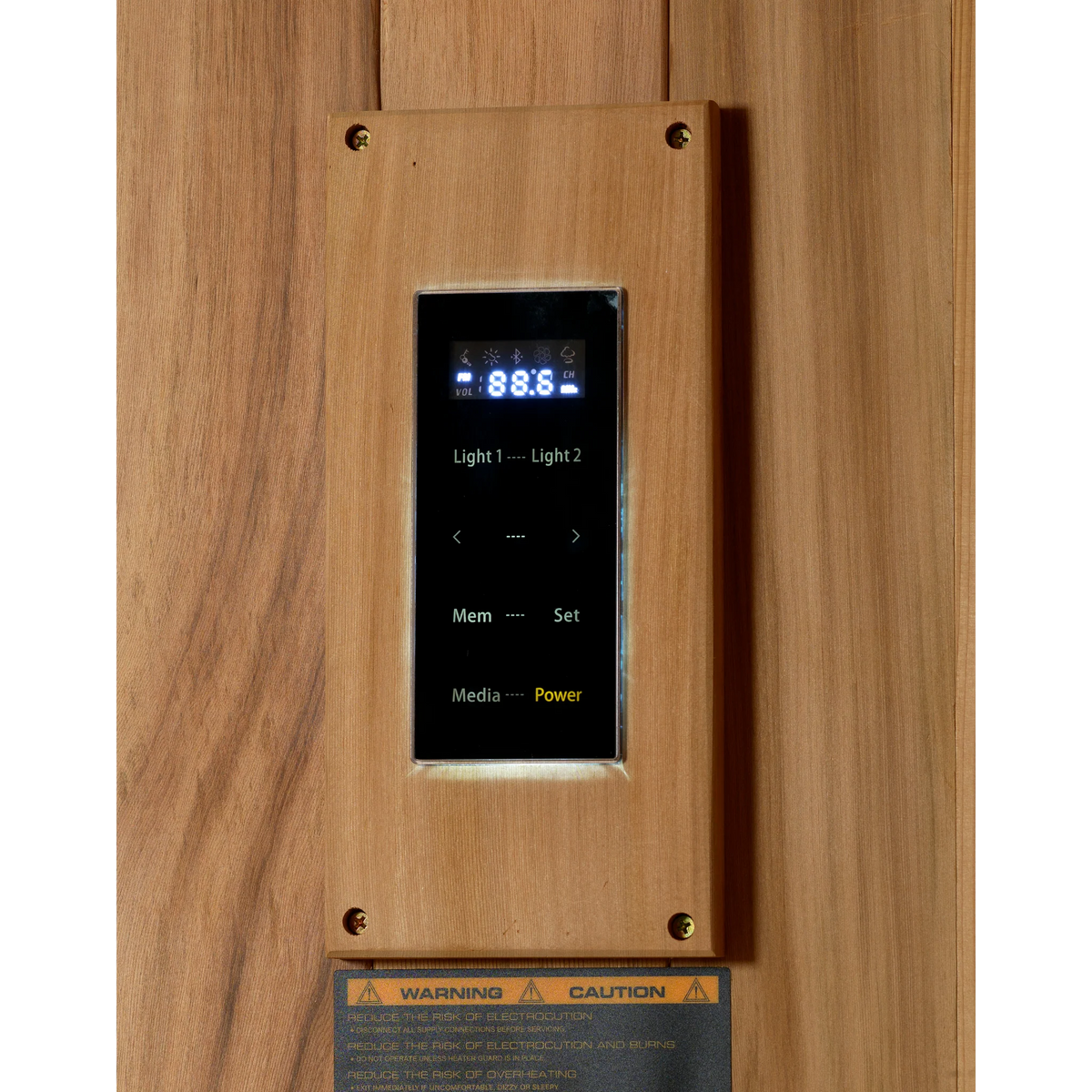 Golden Designs Oslo Edition 6 Person Traditional Sauna | Canadian Red Cedar Interior & Pacific Cedar Exterior