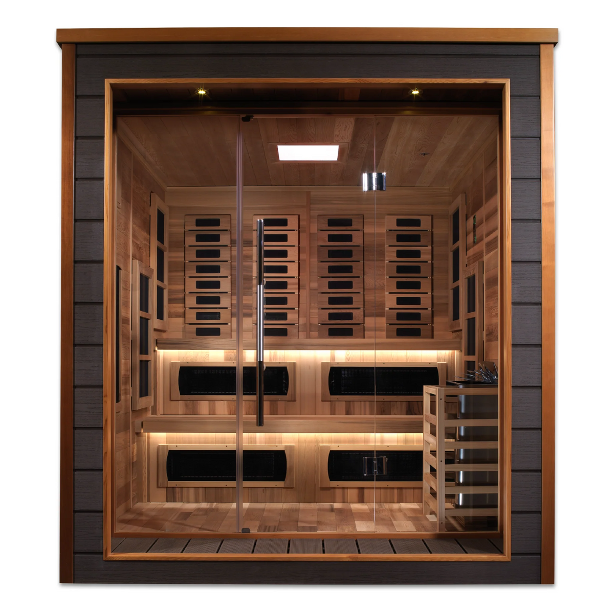 Golden Designs Karlstad 6-Person Outdoor Hybrid Sauna GDI-8226-01
