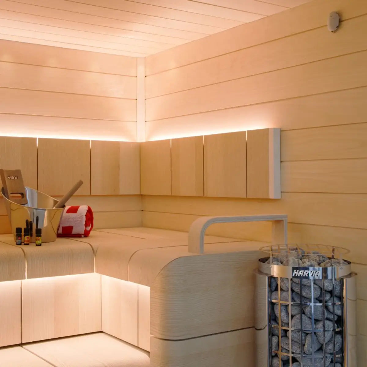 Harvia Cilindro PC110E 10.5KW Sauna Heater - Finnish Sauna Builders