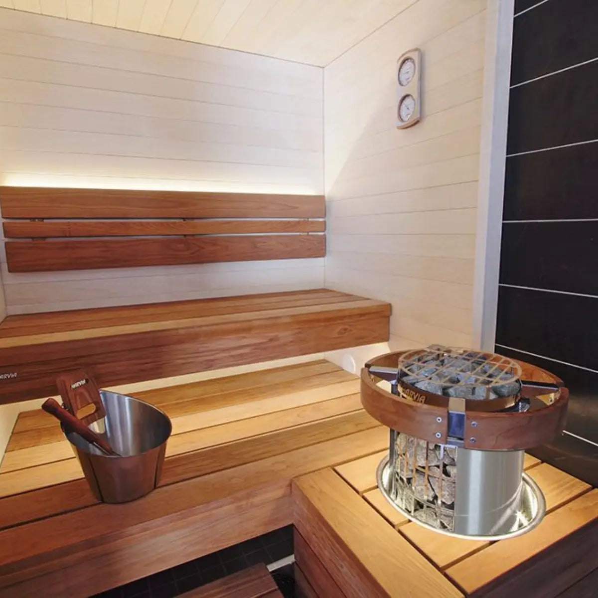 Harvia Cilindro PC60E 6KW Sauna Heater - Finnish Sauna Builders