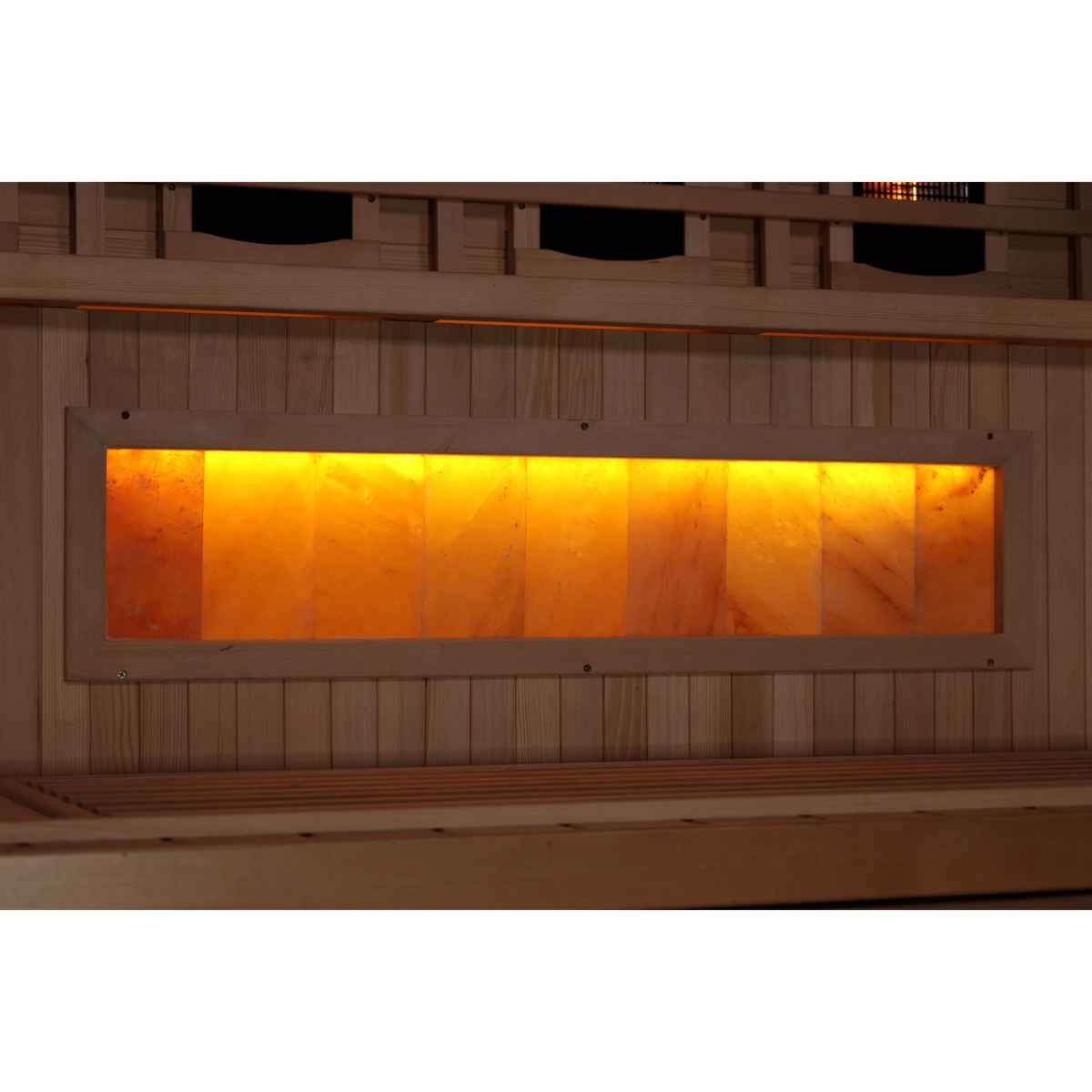 Golden Designs 2 Person Full Spectrum Infrared Sauna, PureTech™ Near Zero EMF, Himalayan Salt Bar, Canadian Hemlock, Indoor, GDI-8020-03