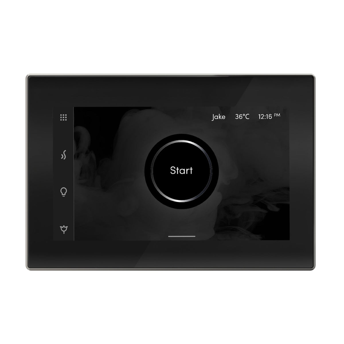 Mr. Steam iSteamX Touchscreen Steam Shower Control and Steamhead – Bluetooth, Black or White, 8 Designer Finishes