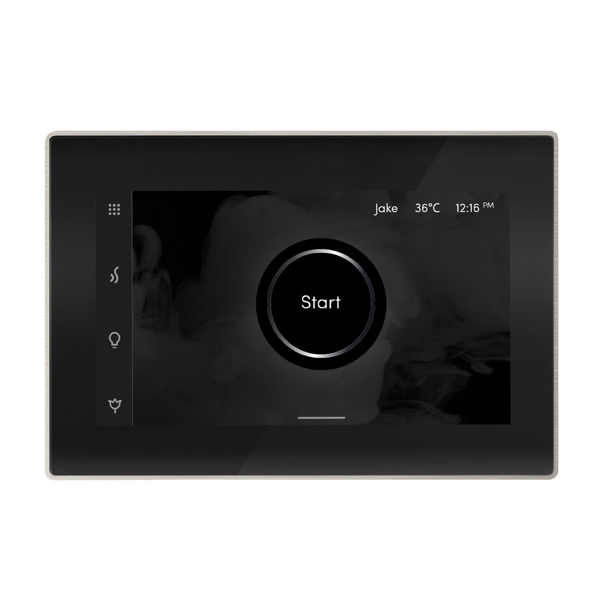 Mr. Steam iSteamX Touchscreen Steam Shower Control and Steamhead – Bluetooth, Black or White, 8 Designer Finishes