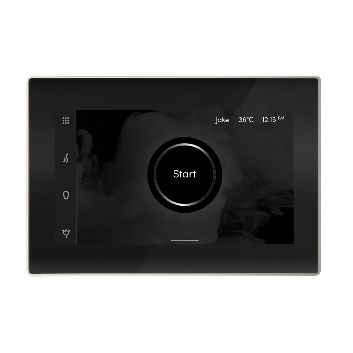 Mr. Steam iSteamX Touchscreen Steam Shower Control and Steamhead – Bluetooth, Black or White, 8 Designer Finishes