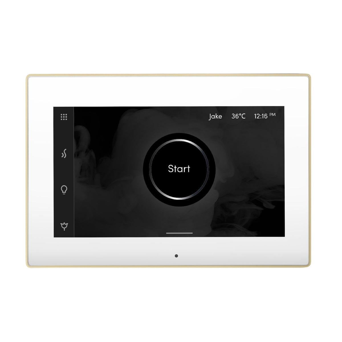 Mr. Steam iSteamX Touchscreen Steam Shower Control and Steamhead – Bluetooth, Black or White, 8 Designer Finishes