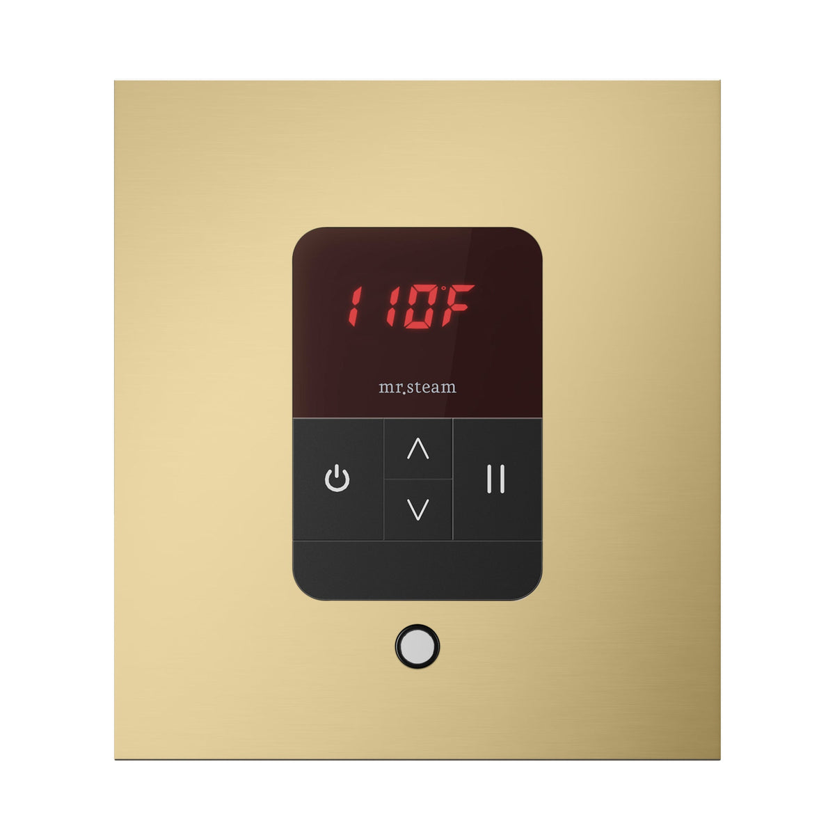 Mr. Steam iTempo Steam Shower Control and Steamhead – Round or Square, Flush-Mount, 8 Designer Finishes