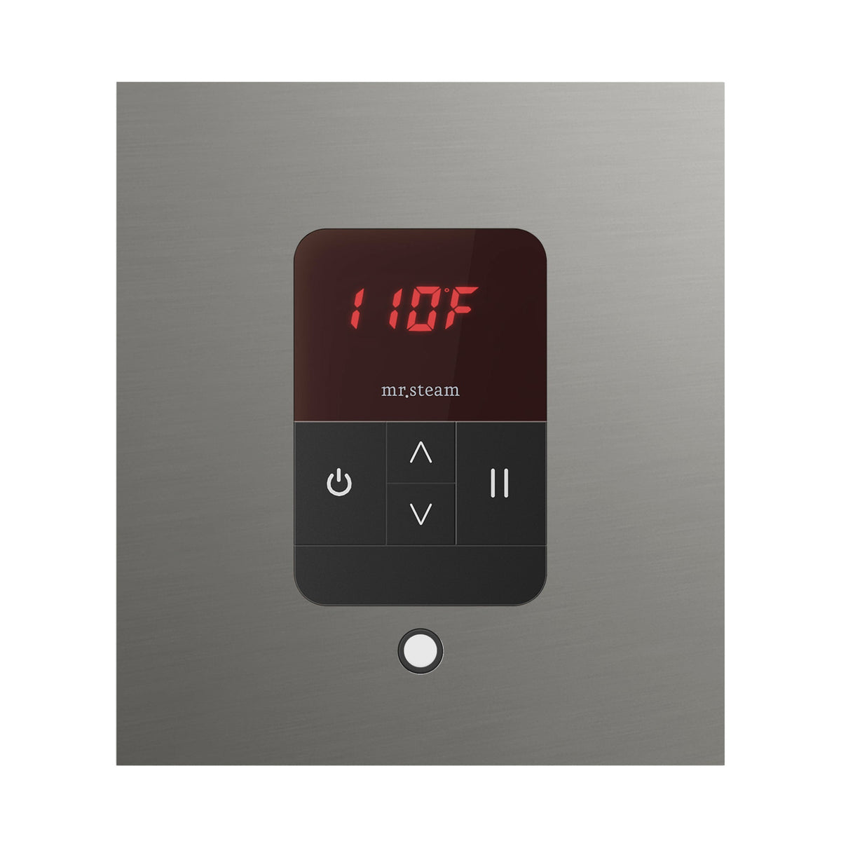 Mr. Steam iTempo Steam Shower Control and Steamhead – Round or Square, Flush-Mount, 8 Designer Finishes
