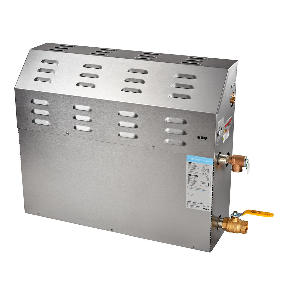 Mr. Steam MX6RB1 Max Series 30kW Steam Shower Generator – 208V 1-Phase, Up to 964 cu. ft.