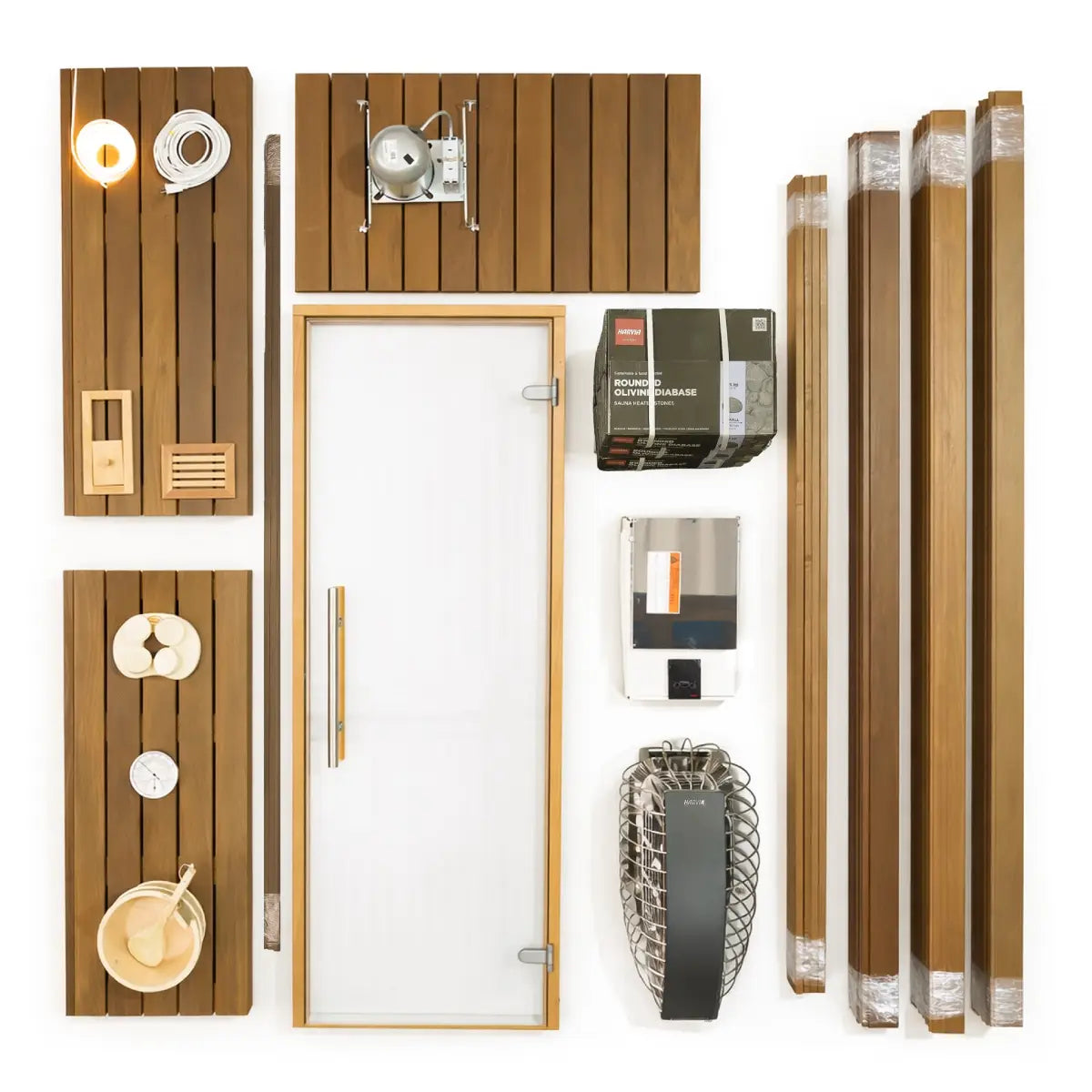 Carbon Smart Saunas - 5' x 6' x 8' - by Finnish Sauna Builders