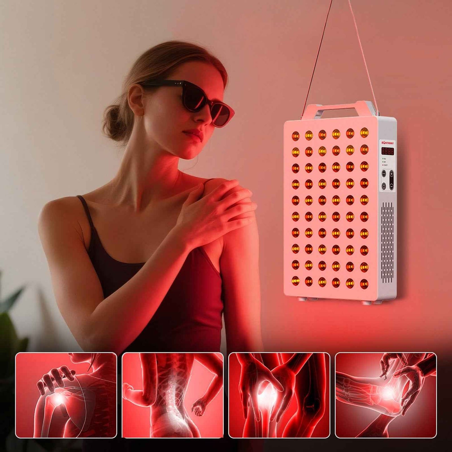 BO-300 Red Light Wellness Panel – 5 Wavelengths (630–850nm)