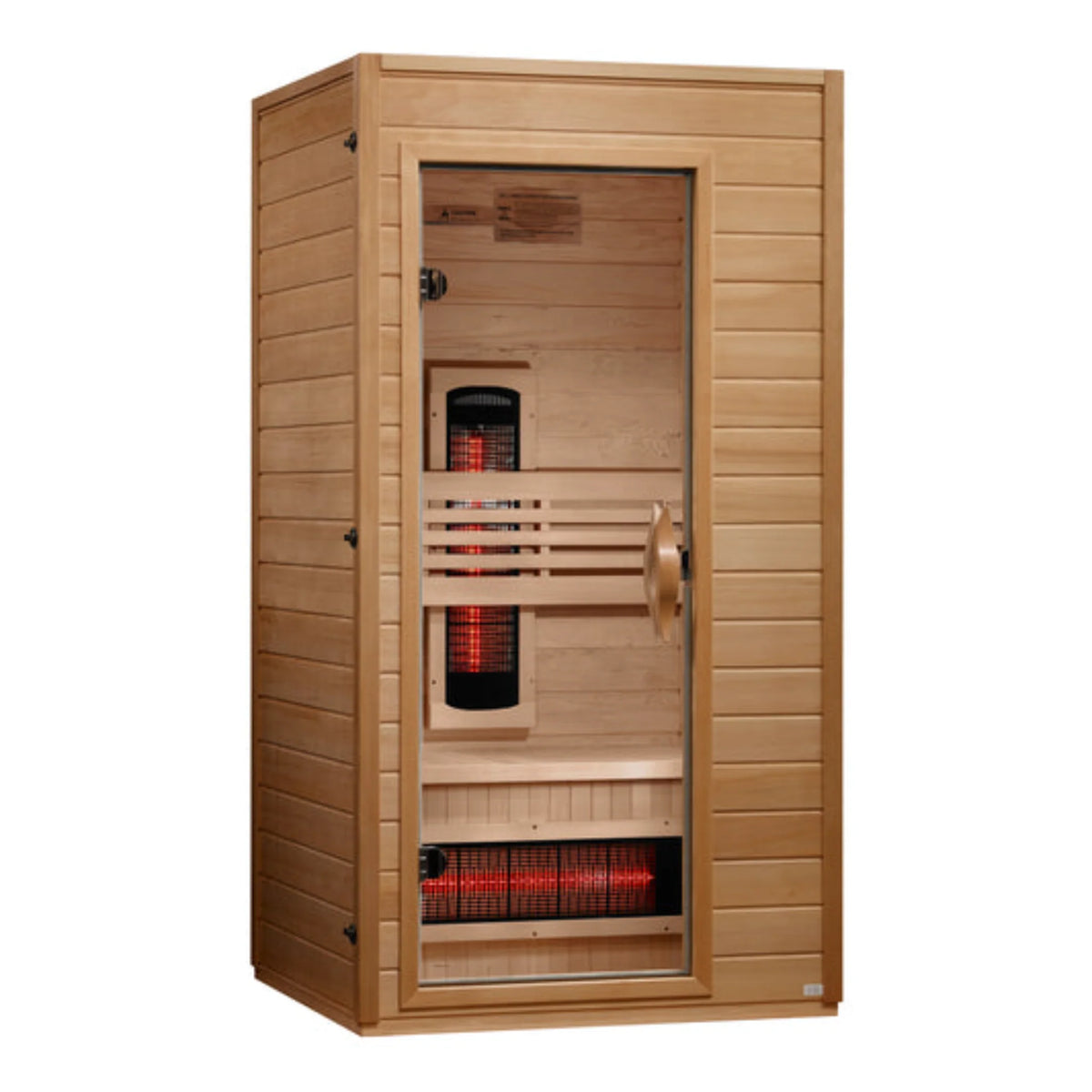Dynamic Gracia 1-2 Person Full Spectrum Near Zero EMF FAR Infrared Sauna, Canadian Hemlock, DYN-6119-03 FS