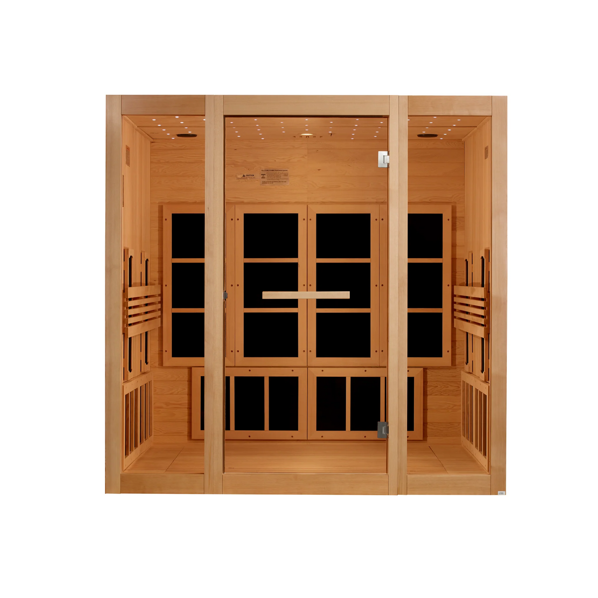 Golden Designs 8 Person Full Spectrum Infrared Sauna, Near Zero EMF, Canadian Hemlock, Indoor, 2026 Model, GDI-6880-03 FS