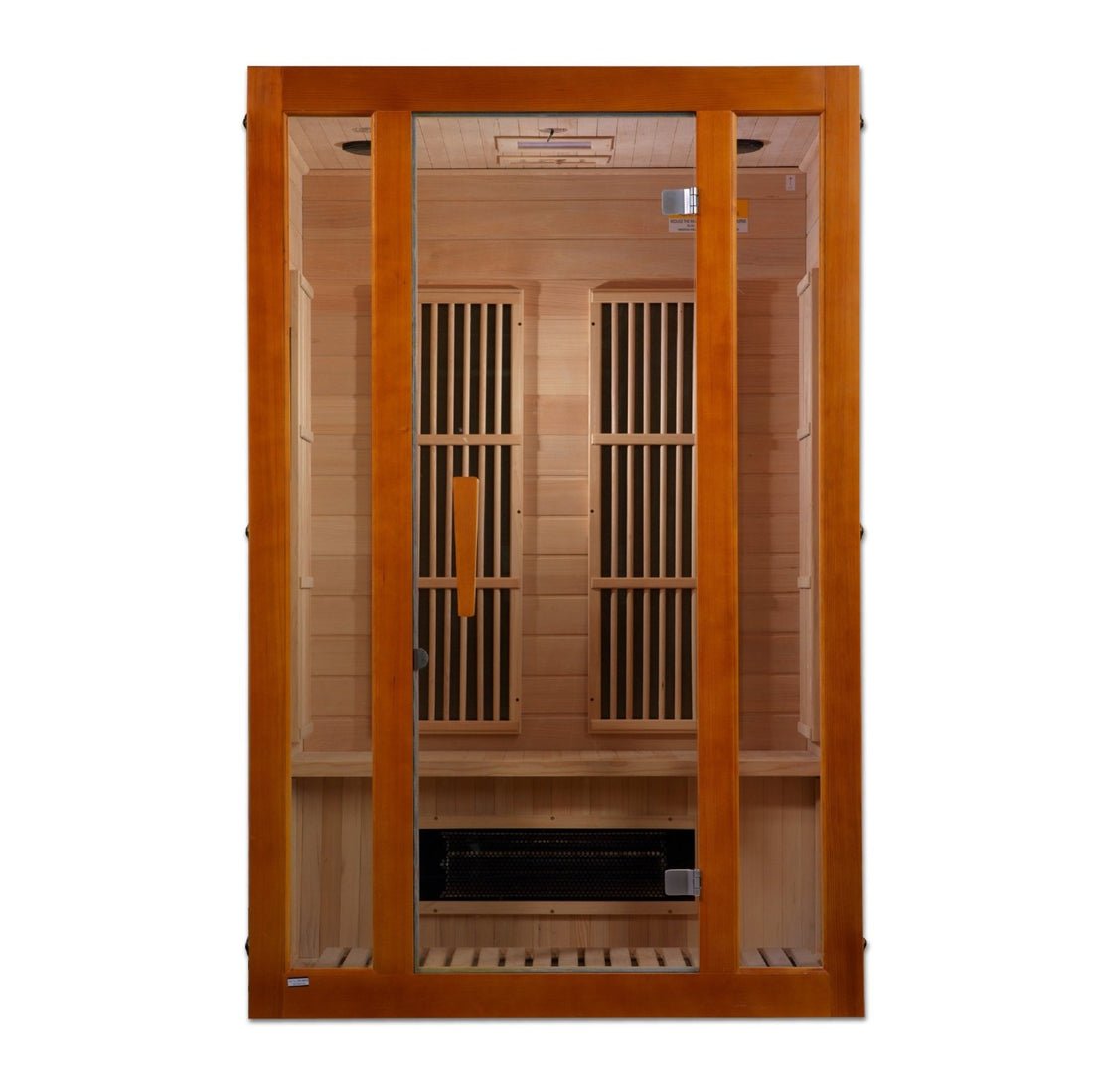 Maxxus 2-Person Low EMF FAR Infrared Sauna with Hemlock Wood