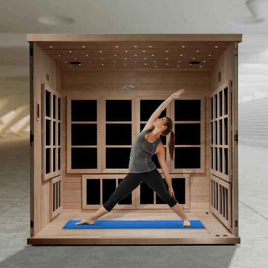 Dynamic "Catalonia" 8-Person Near Zero EMF Wheel Chair Sauna