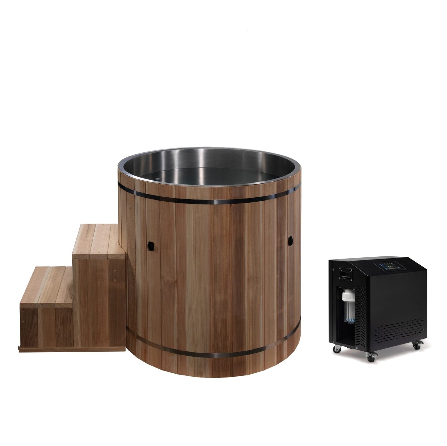 Dynamic Cold Therapy Barrel 304 Stainless Steel Cold Plunge with Chiller