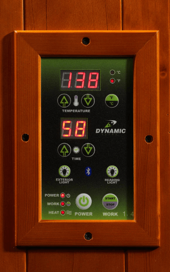 Dynamic "Heming" 2-Person Low EMF FAR Infrared Sauna