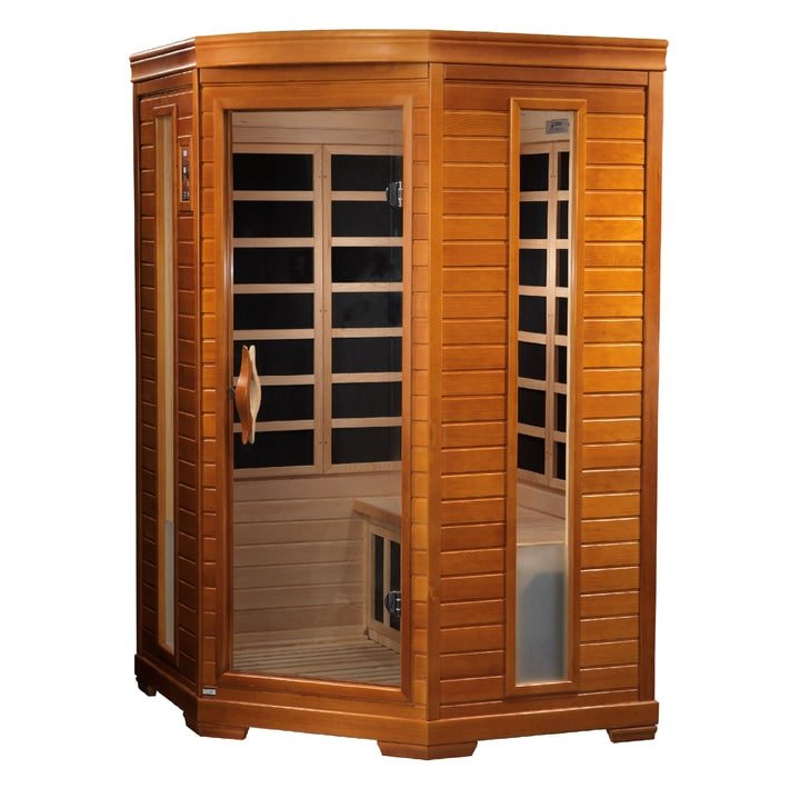 Dynamic "Heming Elite" 2-Person Ultra Low EMF FAR Infrared Sauna (Corner Unit)