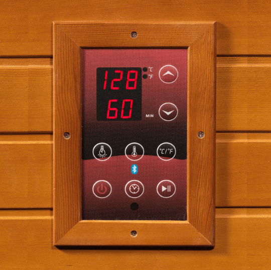Dynamic "Heming Elite" 2-Person Ultra Low EMF FAR Infrared Sauna (Corner Unit)
