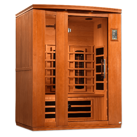 Dynamic "Lugano Full Spectrum" 3-Person Full Spectrum Infrared Sauna
