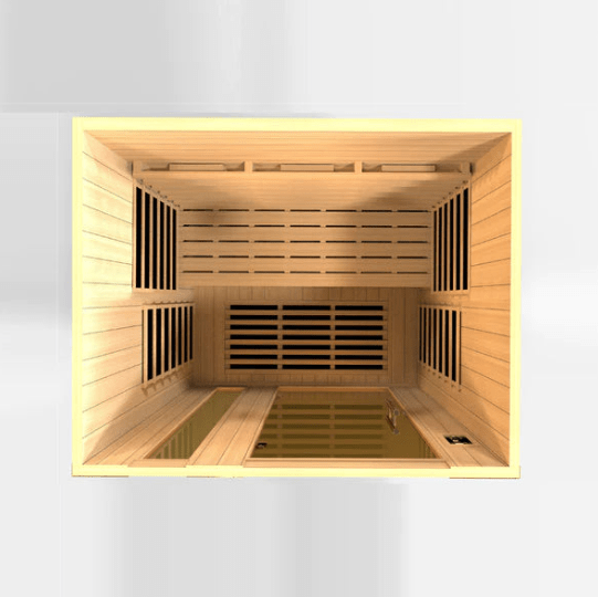 Dynamic "Lugano Full Spectrum" 3-Person Full Spectrum Infrared Sauna