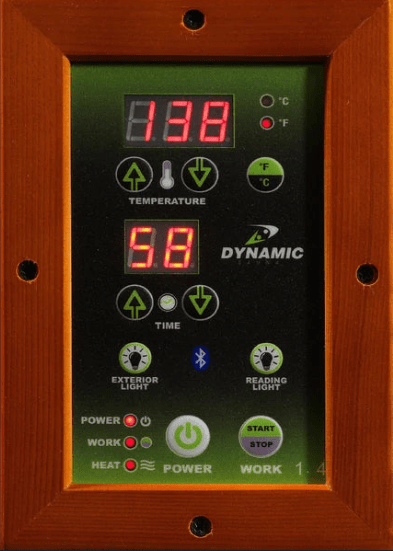 Dynamic "Lugano Full Spectrum" 3-Person Full Spectrum Infrared Sauna