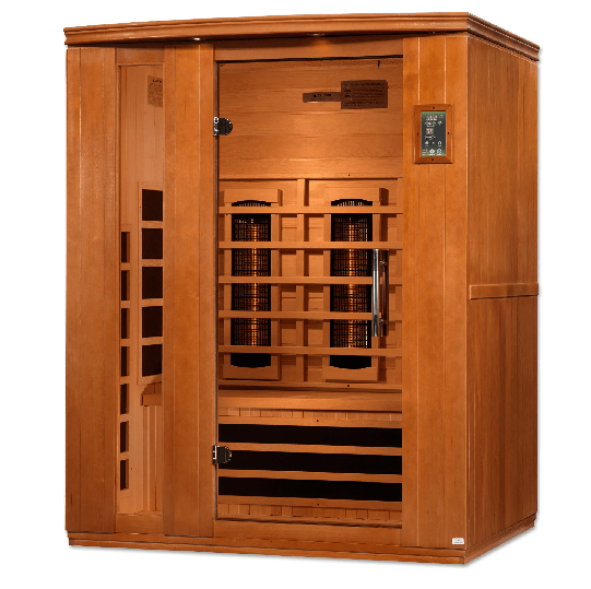 Dynamic "Lugano Full Spectrum" 3-Person Full Spectrum Infrared Sauna