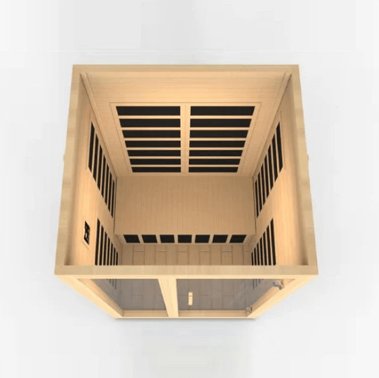 Dynamic "Santiago" 2-Person Low EMF Infrared Sauna