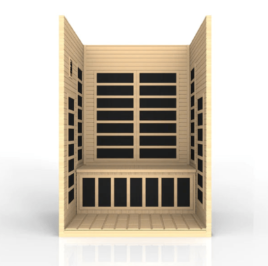 Dynamic "Santiago" 2-Person Low EMF Infrared Sauna