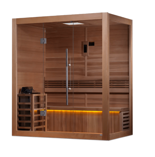 Golden Designs "Forssa Edition" 3 Person Indoor Traditional Steam Sauna